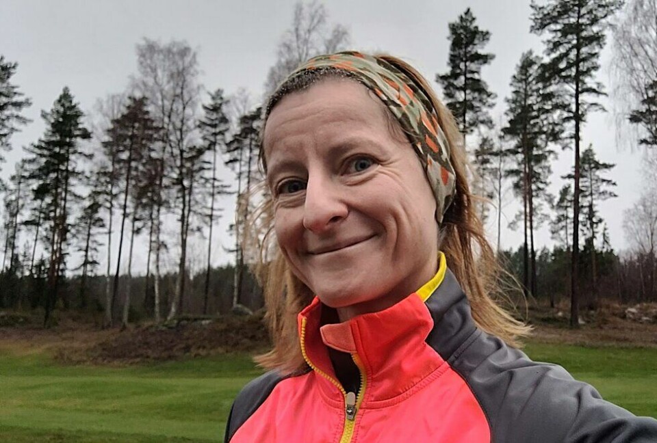 Sara Habberstad bruker treningsklokka som trener Sara Habberstad