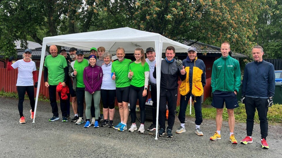 Fikk inn 29.050 kroner til ALS-saken gjennom Kondisløpet Kondisløpets Global Running Day