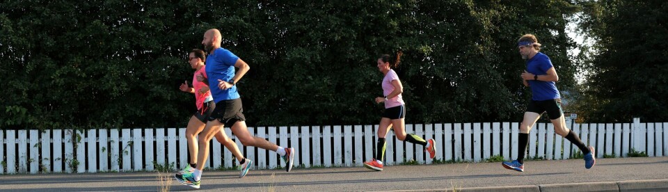 Kondisløpets maratonstafett Intervalltrening med Kondistreninga Nes i august 2021