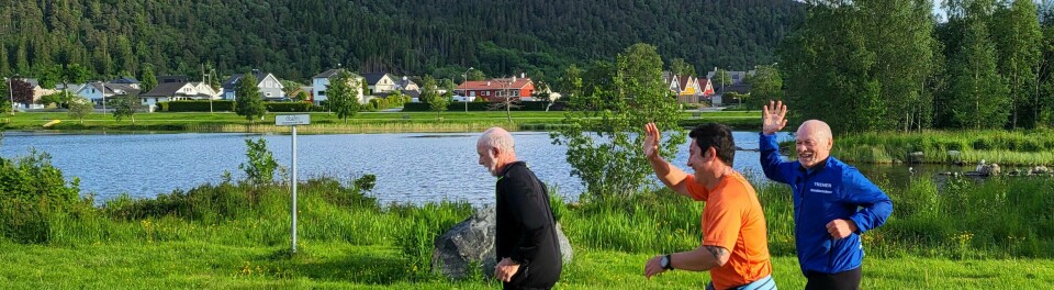 Kondisløpet vårspretten På trening med Kondistreninga Ålesund